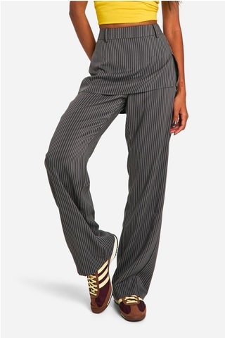 Pantalon droit - Gris