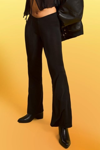 Pantalon flare - Noir