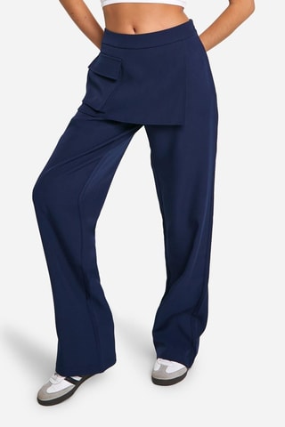 Pantalon droit - Bleu marine