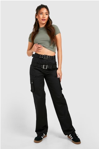 Pantalon cargo - Noir