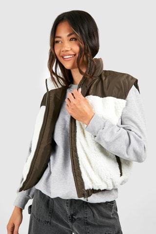 Gilet sans manches - Crème