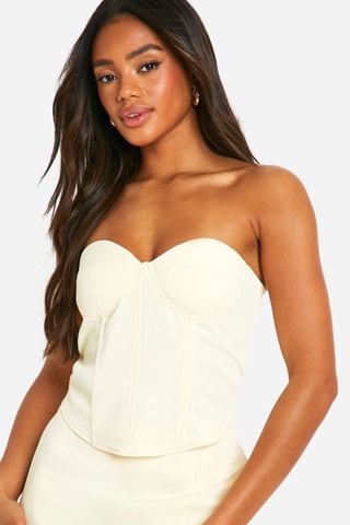 Top bustier - Beige