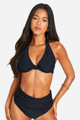 Bas de maillot taille haute - Noir