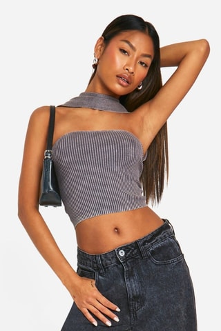Crop top - Taupe