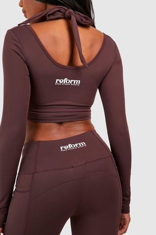 Crop top - Marron