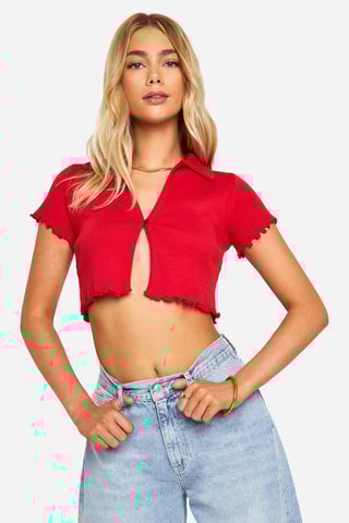 Crop Top - Rood