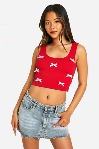 Crop Top - Rood