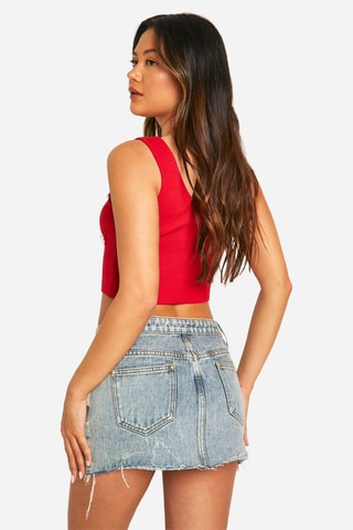 Crop Top - Rood