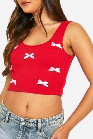Crop Top - Rood