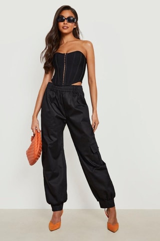 Strapless Top - Zwart