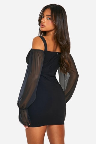 Robe fourreau - Noir