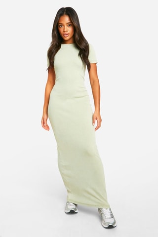 Robe longue - Vert olive