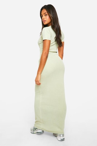 Robe longue - Vert olive