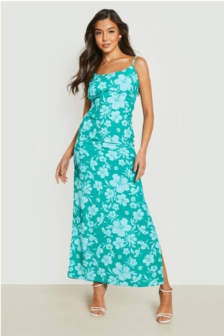 Robe longue - Vert