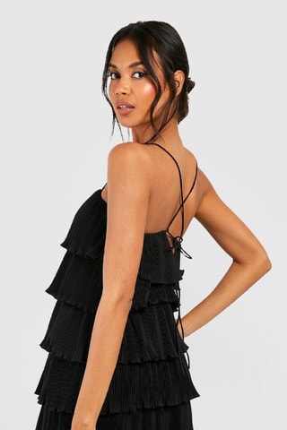 Robe volantée - Noir