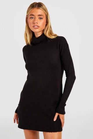 Robe pull oversize - Noir