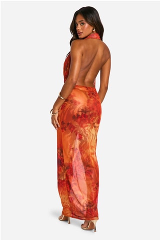 Robe longue - Orange