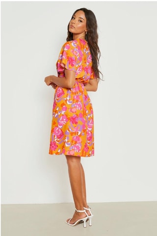 Robe patineuse - Orange