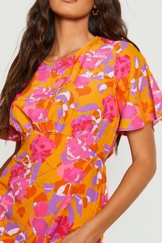 Robe patineuse - Orange