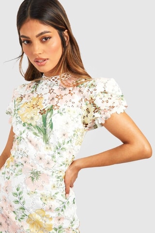 Robe patineuse - Vert citron