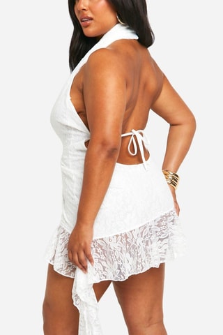 Robe en dentelle - Blanc