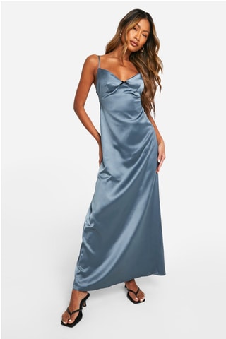 Robe longue - Bleu