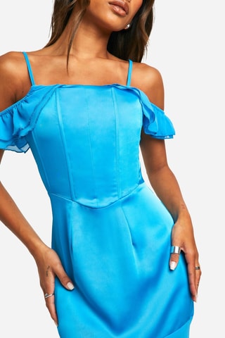 Robe longue - Bleu