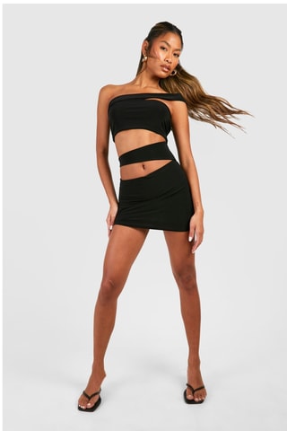 Robe asymétrique - Noir