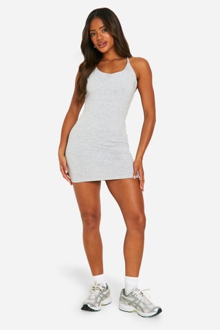 Robe fourreau - Gris