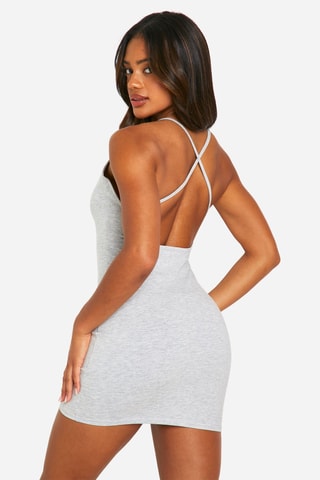 Robe fourreau - Gris