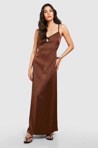 Robe longue - Marron