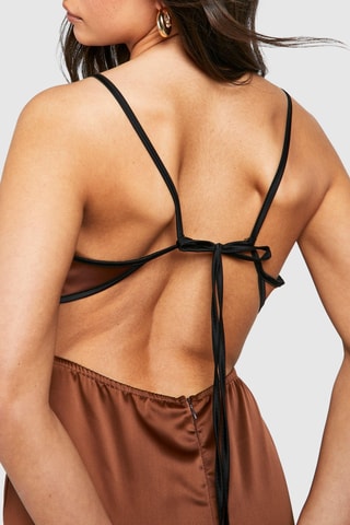 Robe longue - Marron