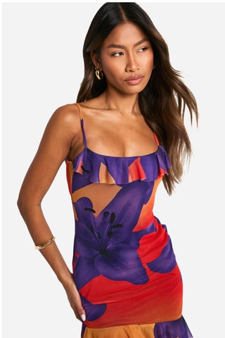 Robe fourreau - Orange