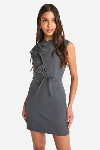Robe droite - Gris