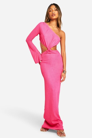 Robe asymétrique - Rose