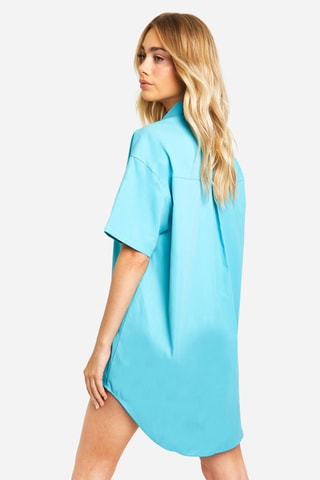 Robe chemise - Turquoise