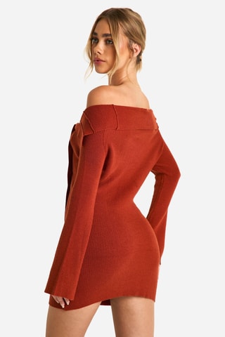 Robe chemise - Rouille