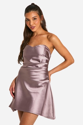 Robe bustier - Mauve