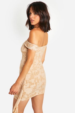 Robe fourreau - Beige