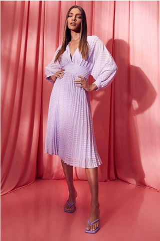 Robe midi - Lilas