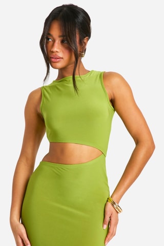 Robe longue - Vert
