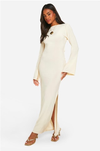 Robe longue - Crème