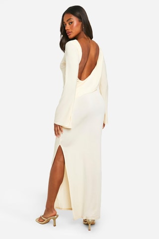 Robe longue - Crème