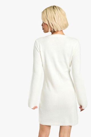 Robe droite - Crème