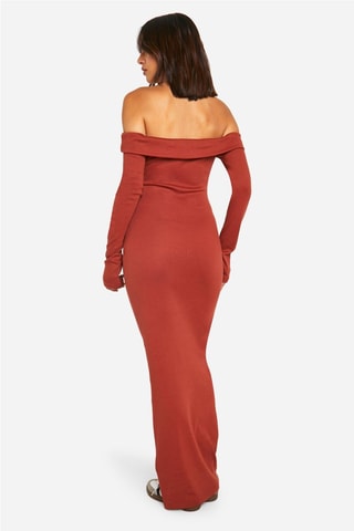Robe longue - Rouge brique