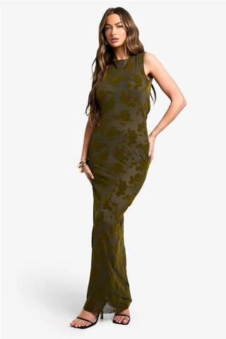 Robe longue - Vert