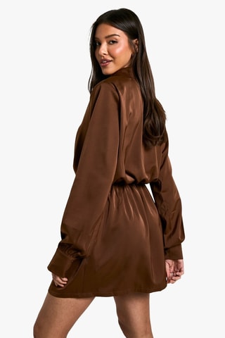 Robe chemise - Marron