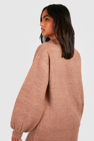 Robe pull oversize - Camel