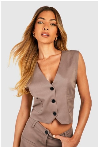 Gilet de costume - Marron