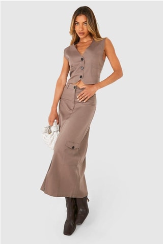 Gilet de costume - Marron